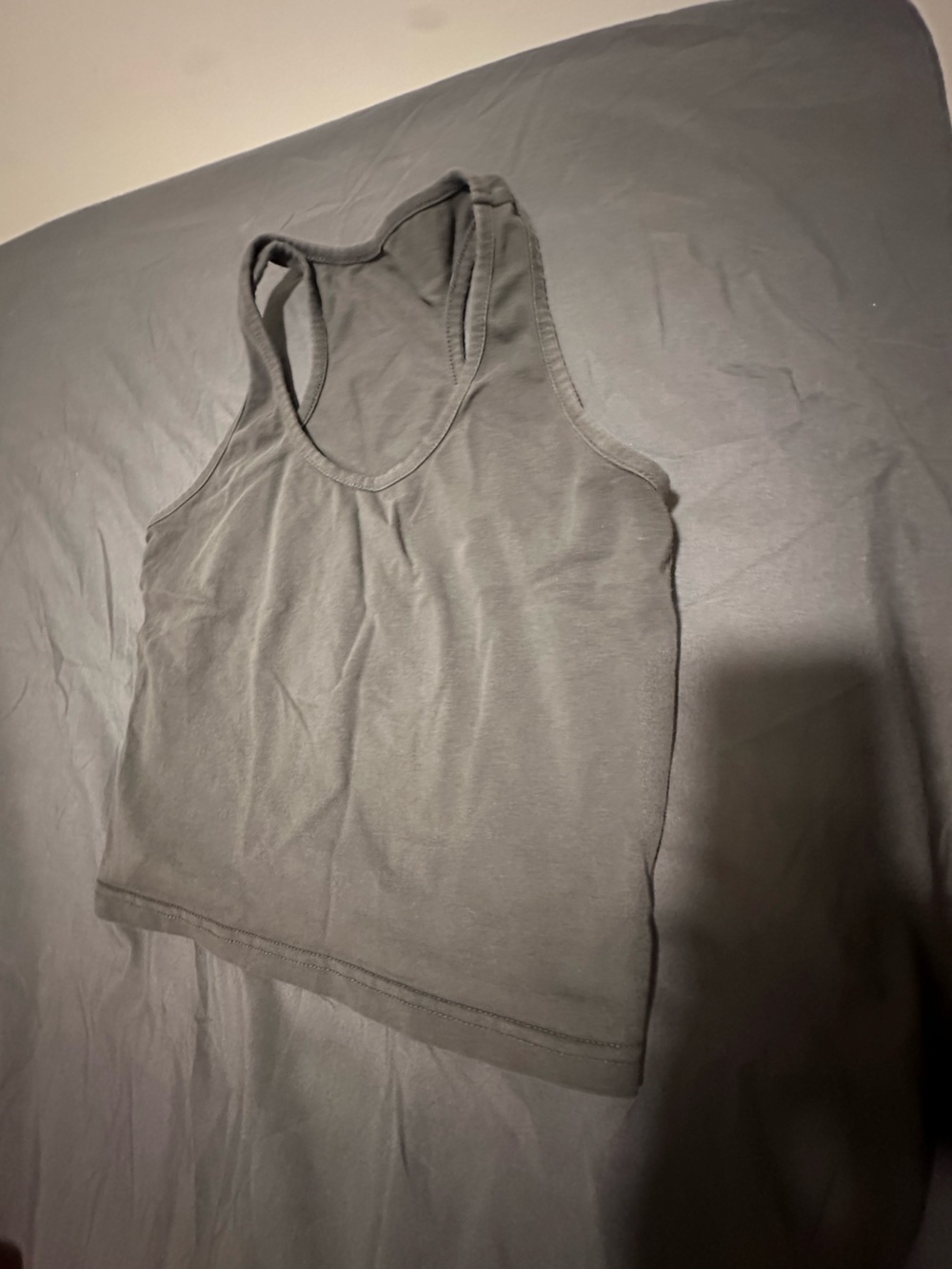 Women’s Olive Green Ribbed Tank Top